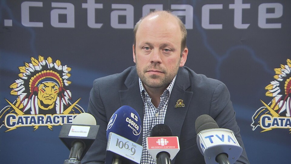 Conférence de presse à Shawinigan