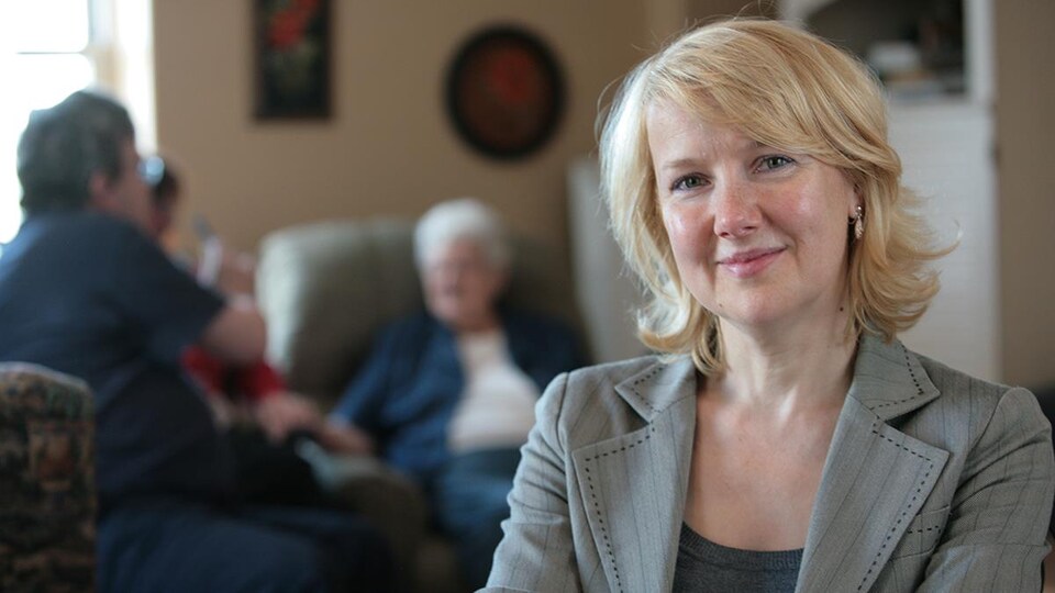 Portrait de Martine Lagacé.