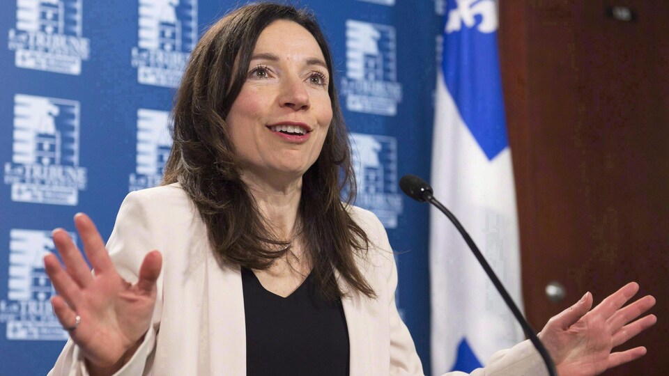 La chef du Bloc québécois Martine Ouellet. 