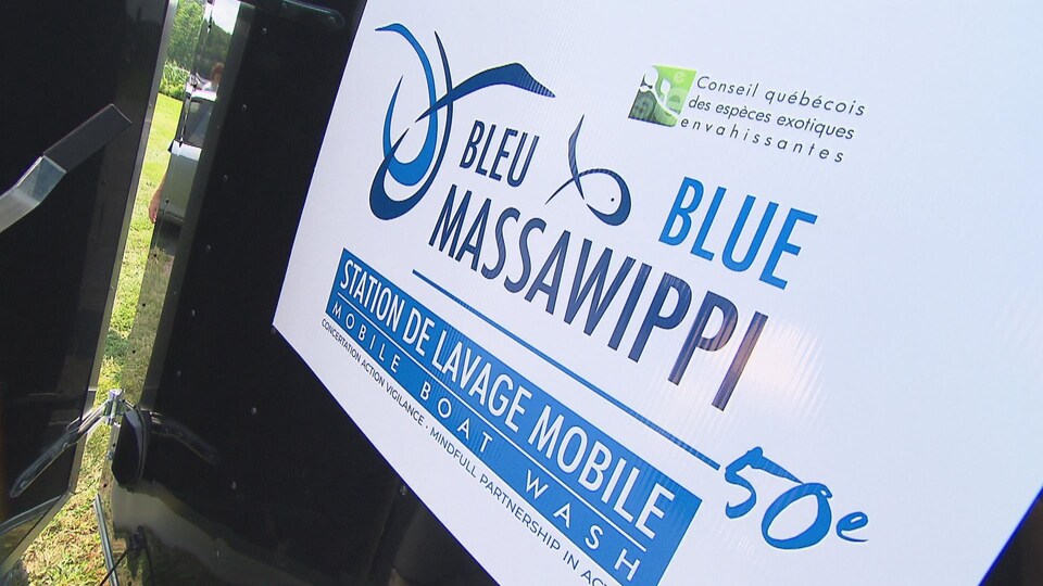 Affiche de l'organisme Bleu Massawipi.
