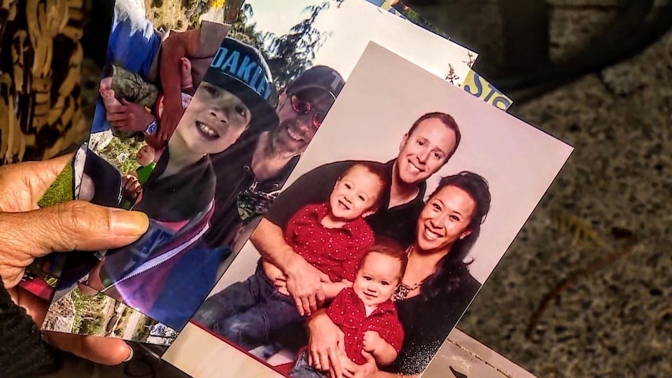 Des photos de Melissa Hance, de son conjoint Reid et de leurs enfants.