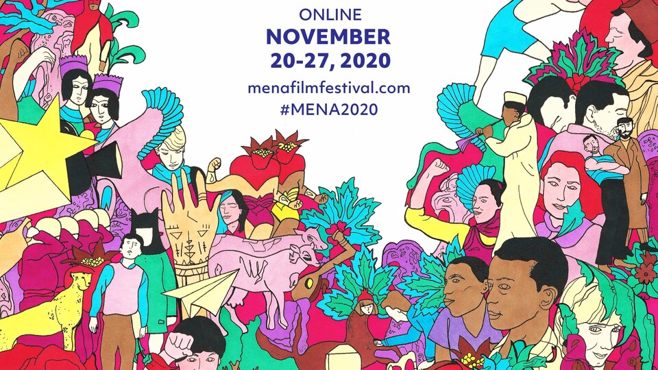 L'affiche du festival du film MENA.