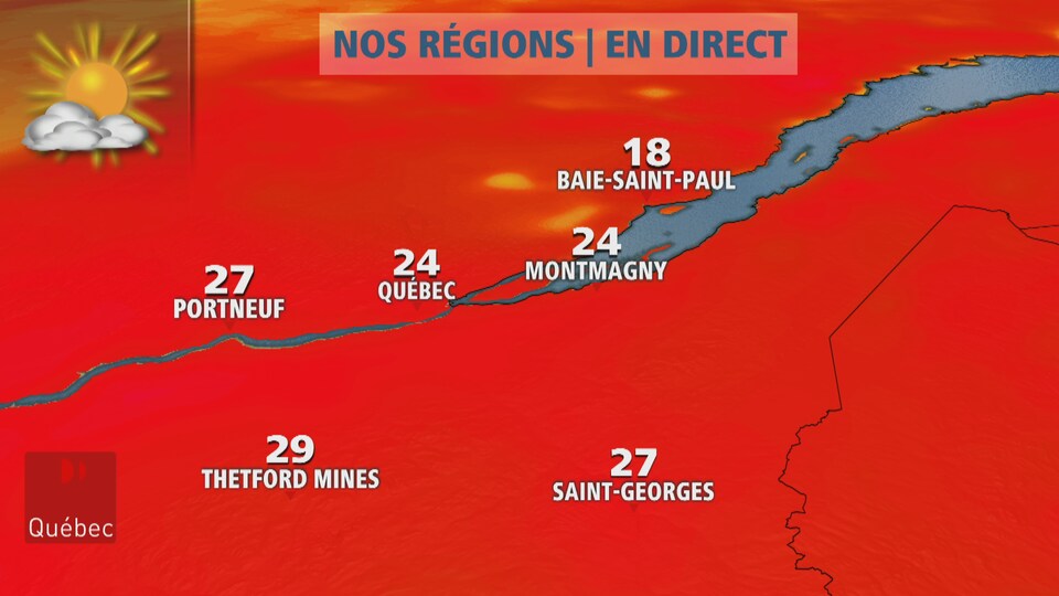 Québec a eu chaud en un mois, 10 jours à plus de 30 degrés Celsius