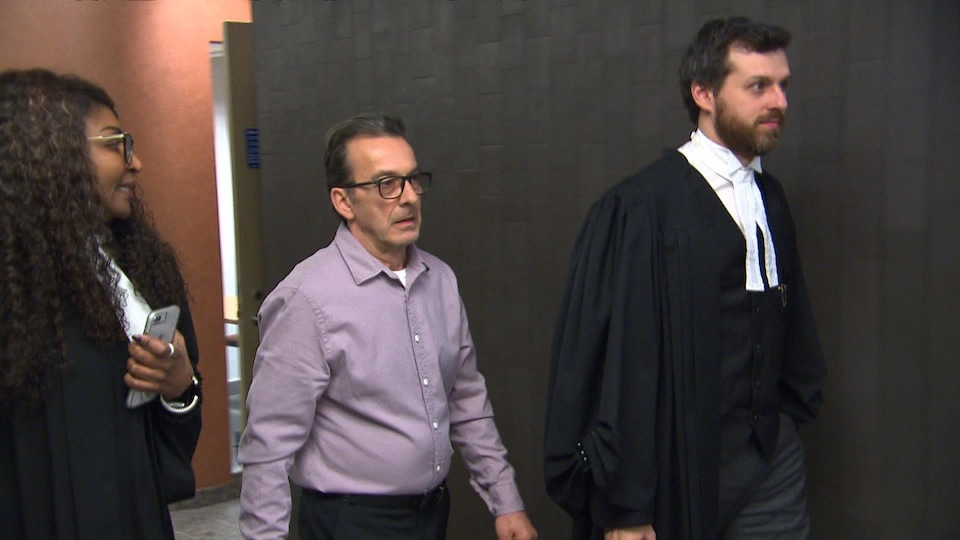 Michel Cadotte au palais de justice de Montréal