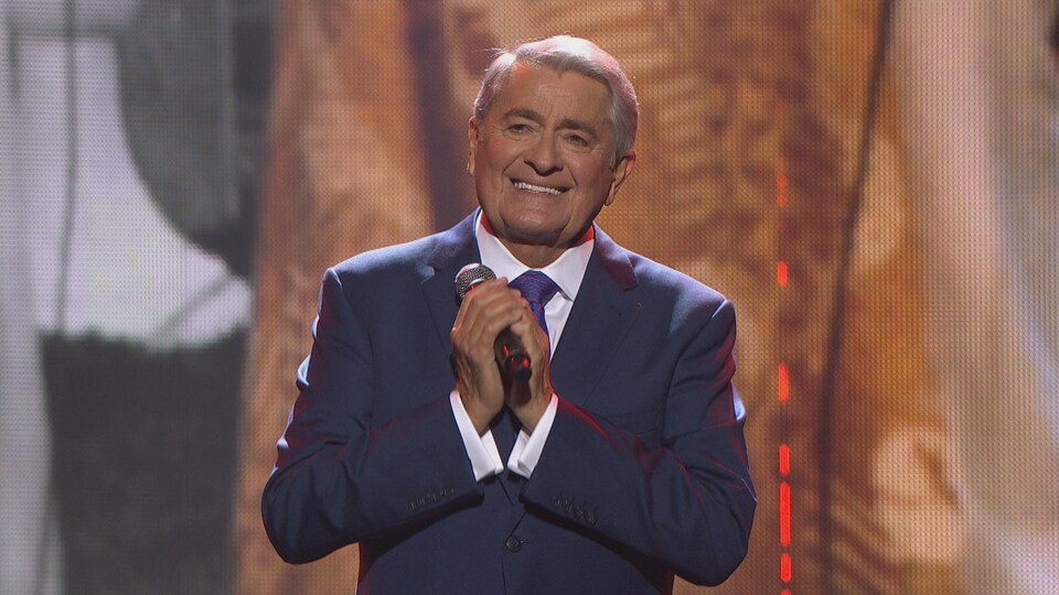 Michel Louvain en prestation