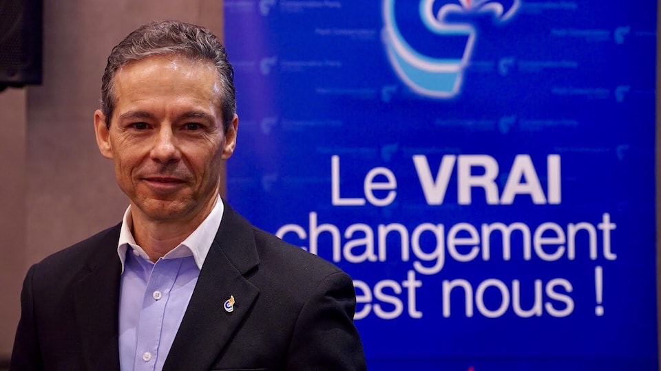 Adrien Pouliot, le chef du Parti conservateur du Québec