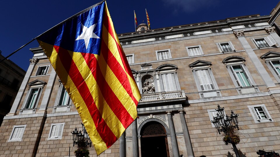 Le drapeau de la Catalogne