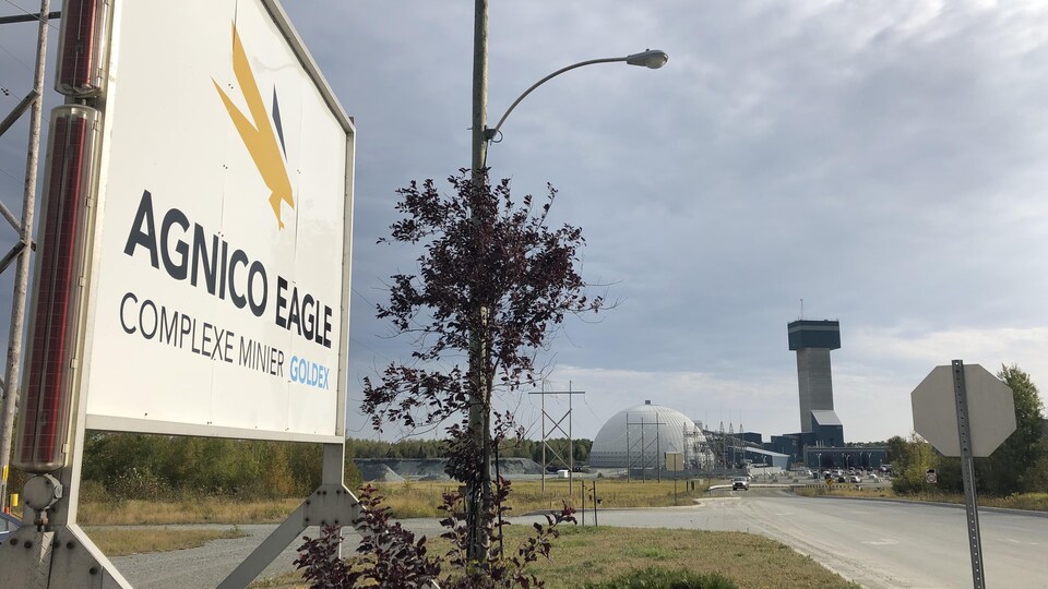 La mine Goldex d'Agnico Eagle.