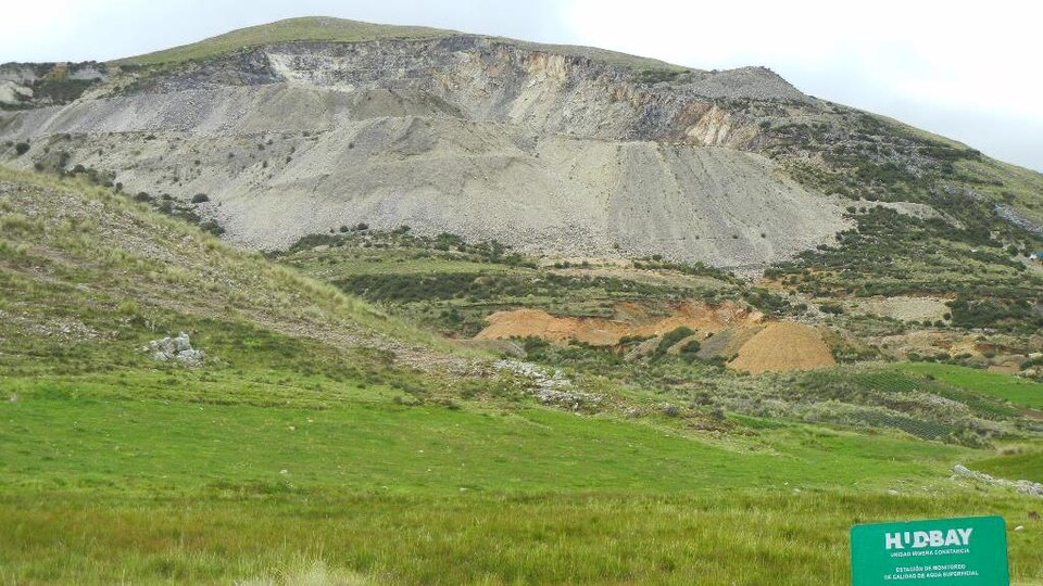La mine Constancia de la HudBay au Pérou.