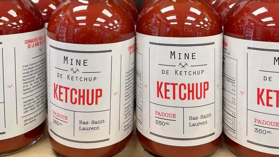Les produits de la Mine de Ketchup de Padoue sur les tablettes