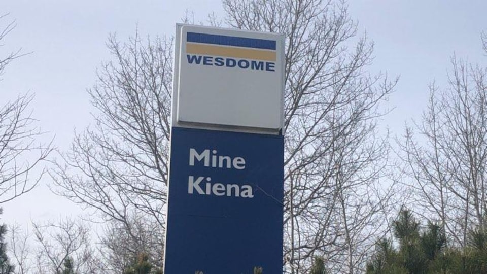 La mine Kiena, à Dubuisson.