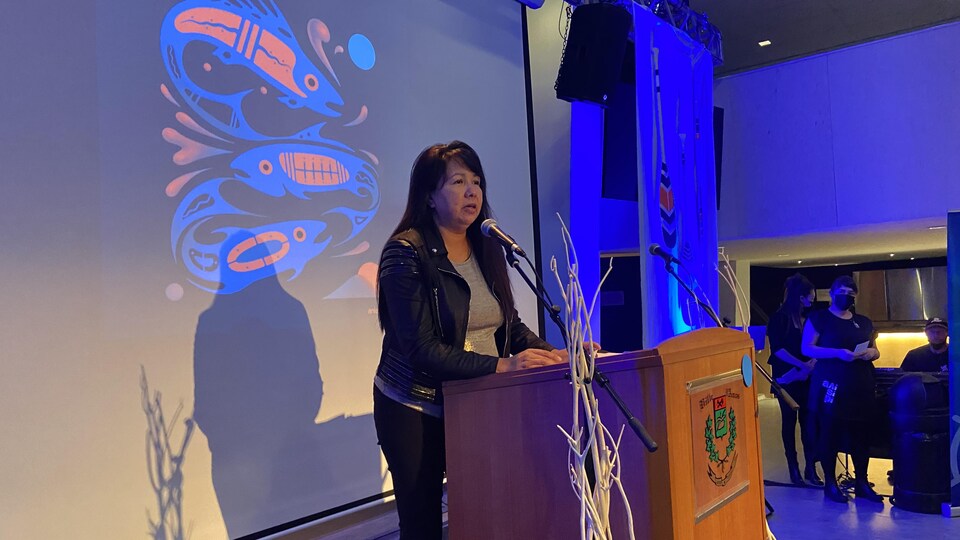 Monik Kistabish, Head of the Abitibiwinni First Nation Council.