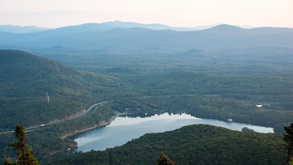 La vue depuis le sommet du Mont-Orford.