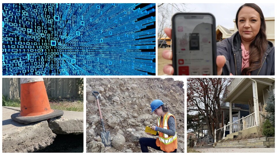 Montage des cinq photos des articles les plus lus de l'année.