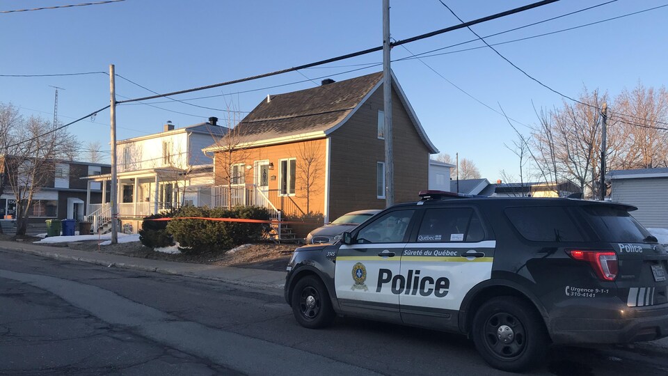 Le corps d'une femme de 69 ans a été retrouvé dans cette résidence de Montmagny.
