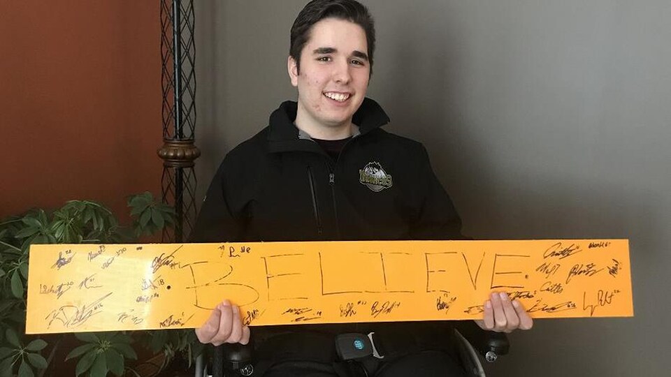 Morgan Gobeil des Broncos de Humboldt.