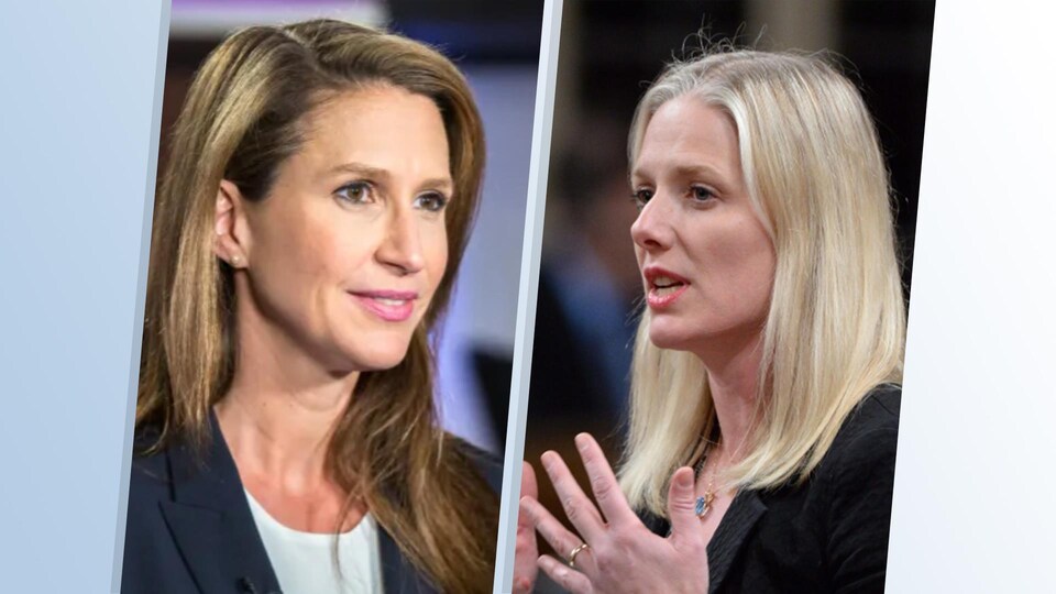 Les ministres Caroline Mulroney et Catherine McKenna.
