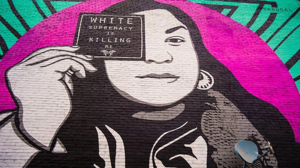 La murale de Jessica Sabogal dans Saint-Henri, à Montréal