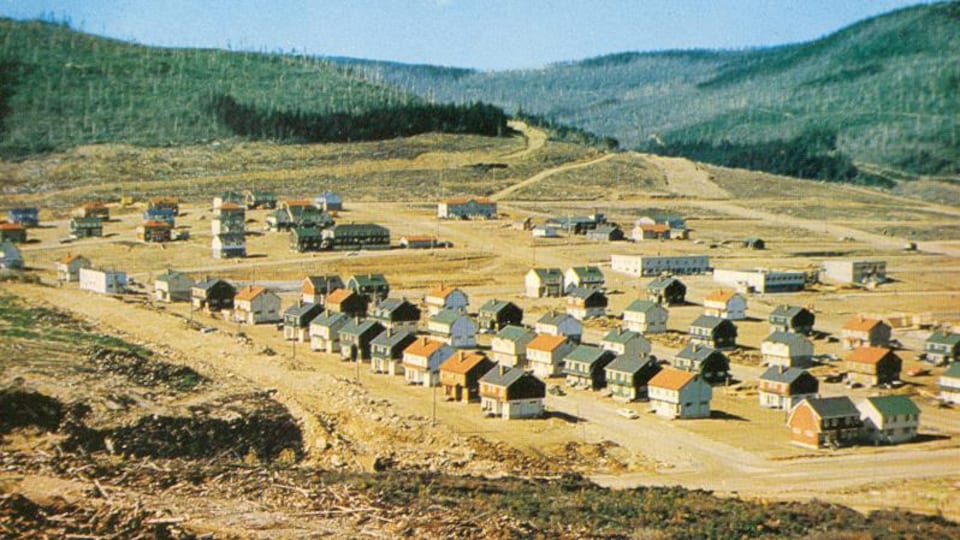La municipalité de Murdochville, en 1953.