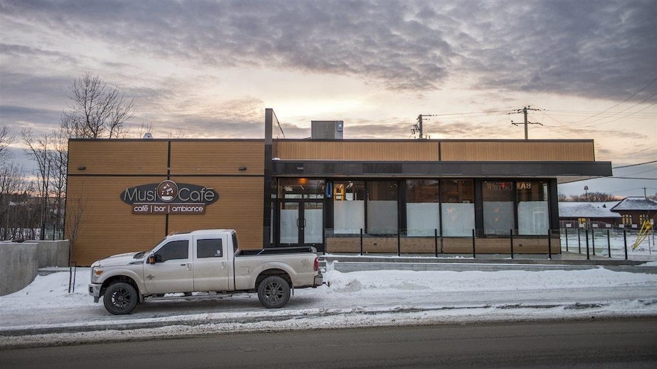 Le nouveau Musi-Café, à Lac-Mégantic, en décembre 2014.