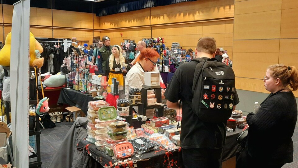 Un visiteur au festival Nadeshicon
