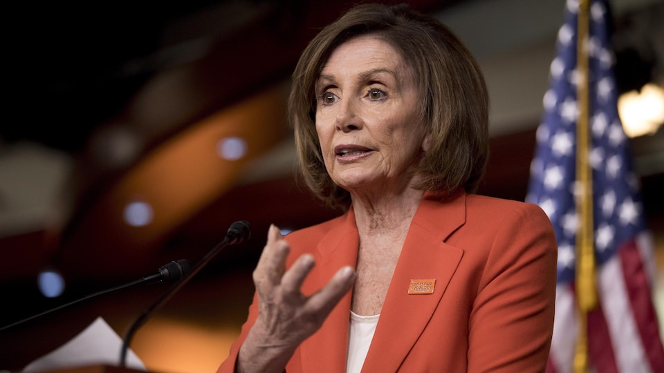 La présidente de la Chambre des représentants, Nancy Pelosi