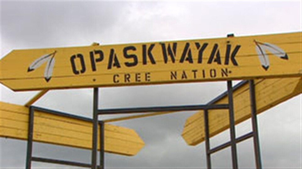 La réserve de la nation crie Opaskwayak se situe tout près de la ville de The Pas, dans le nord-ouest du Manitoba.
