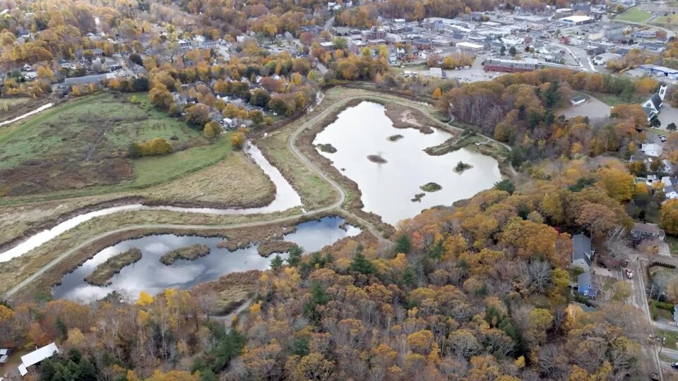 Le marais Miner près de Kentville, en Nouvelle-Écosse.