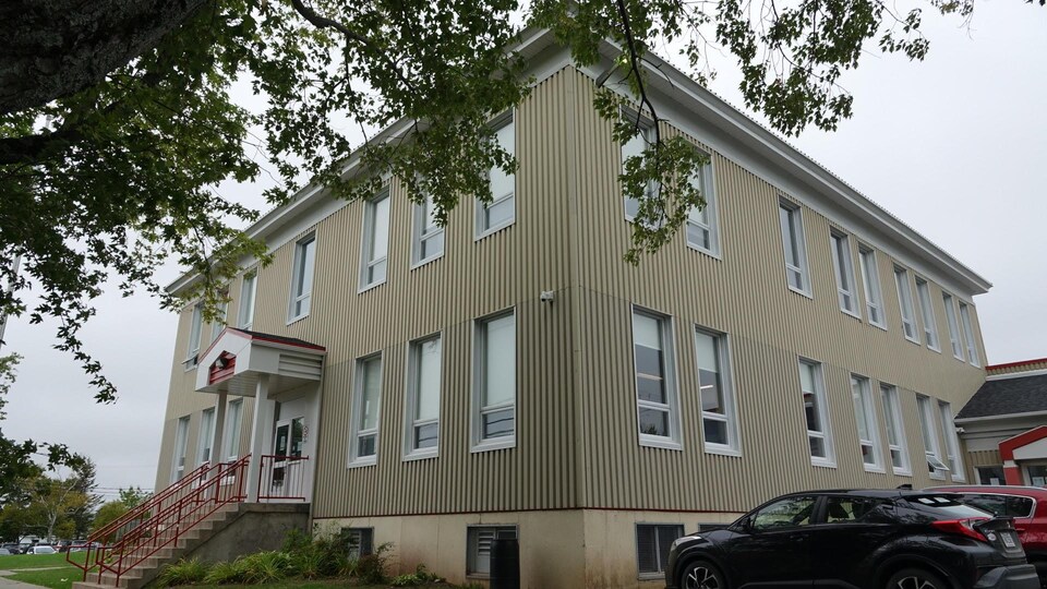 La New Carlisle High School de l'extérieur