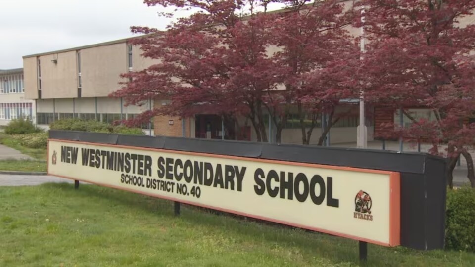 L'école secondaire New Westminster.