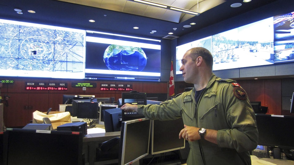 Le centre d’opérations du NORAD à Cheyenne Mountain, au Colorado
