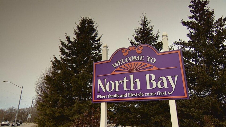 Enseigne de la Ville de North Bay.