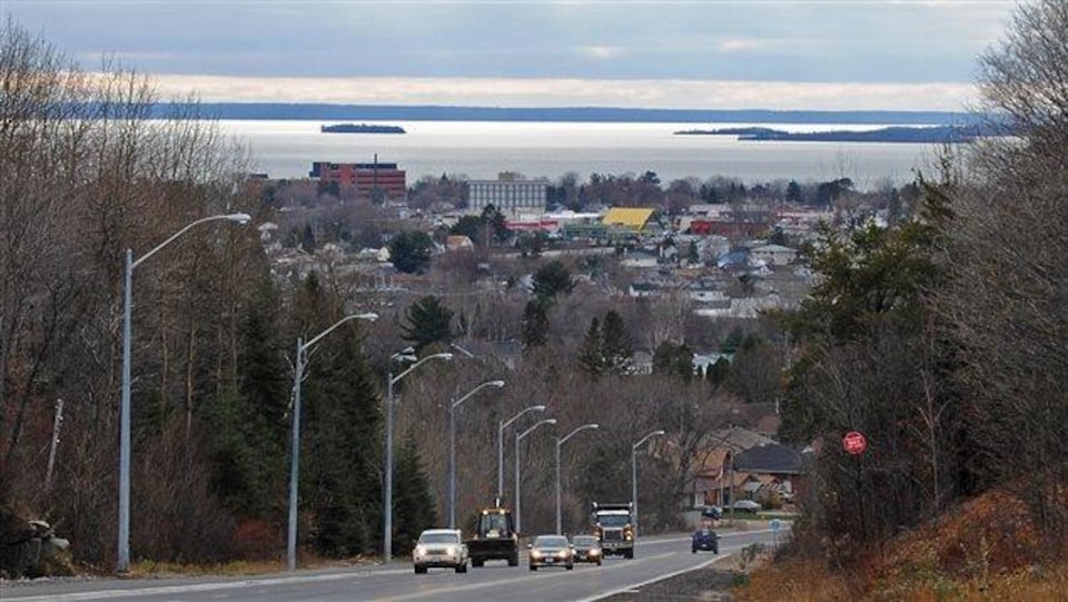 La ville de North Bay, en bordure du lac Nipissing