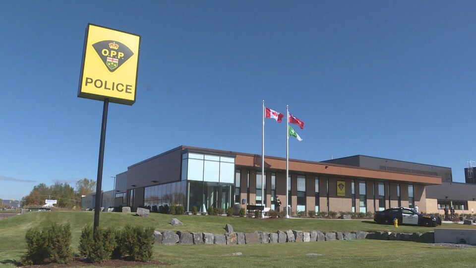 Le nouveau bâtiment de la Police provinciale de l’Ontario à Hawkesbury.