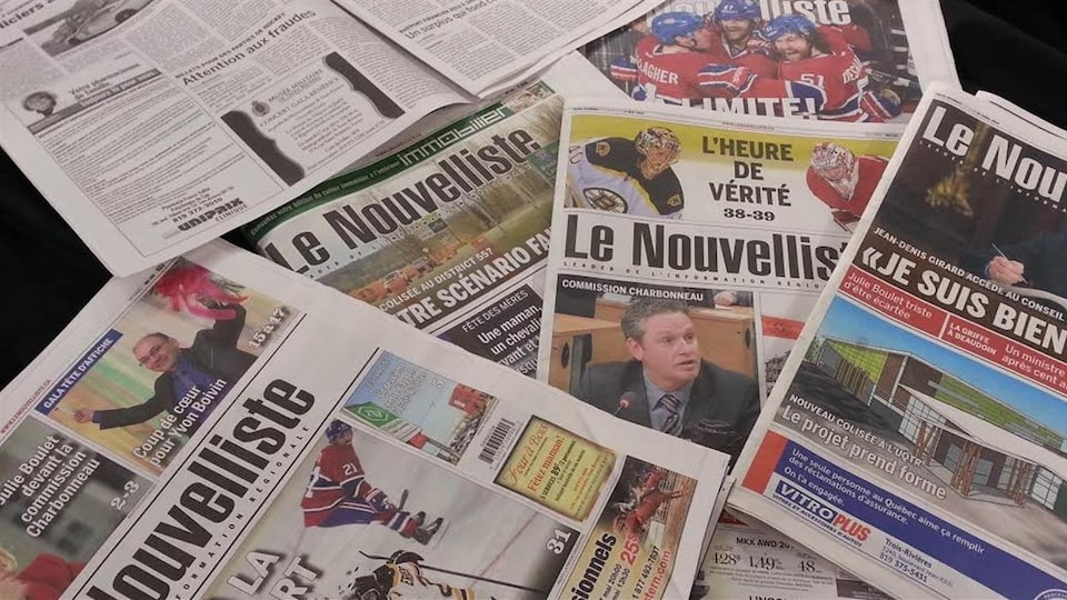 Éditions papier du journal Le Nouvelliste