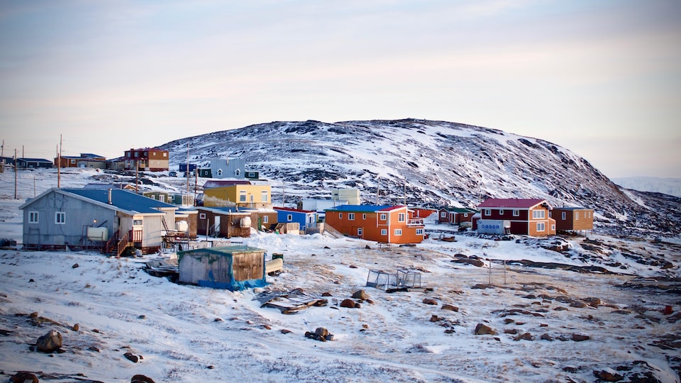 Une vue d'Apex, une communauté rattachée à Iqaluit.