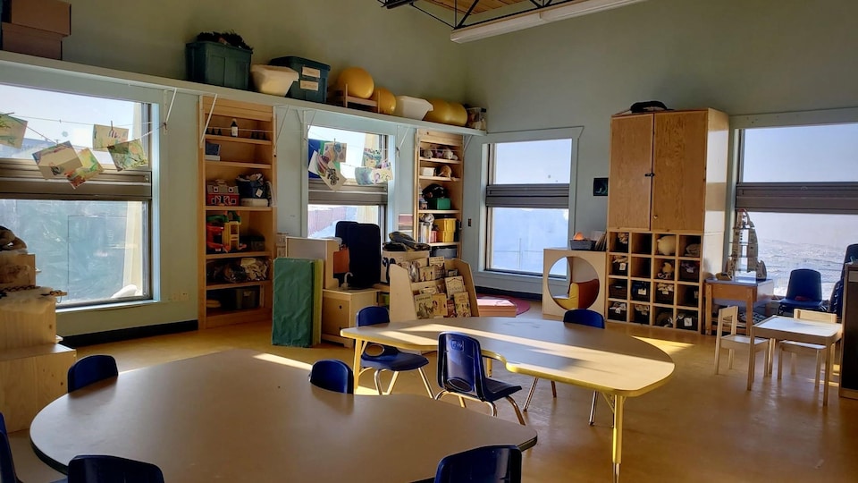 La salle de jeux de la garderie Les Petits Nanooks, à Iqaluit.