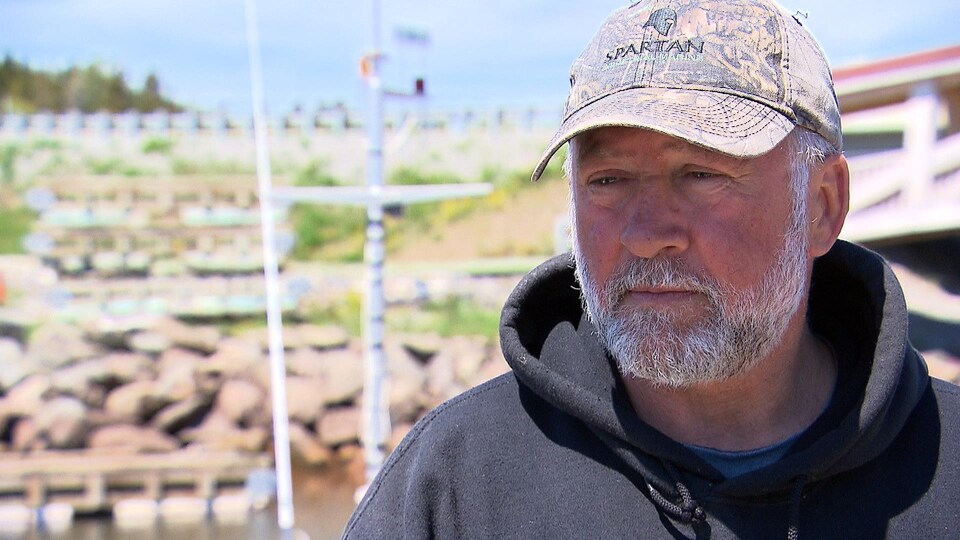 Le directeur général du Regroupement des pêcheurs professionnels du sud de la Gaspésie, O'Neil Cloutier.