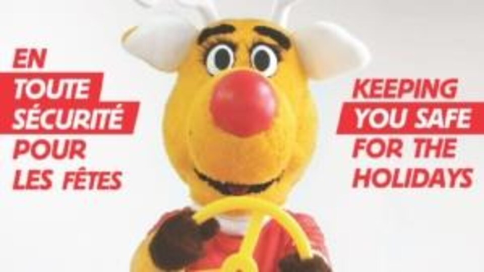 La mascotte de Opération Nez Rouge,