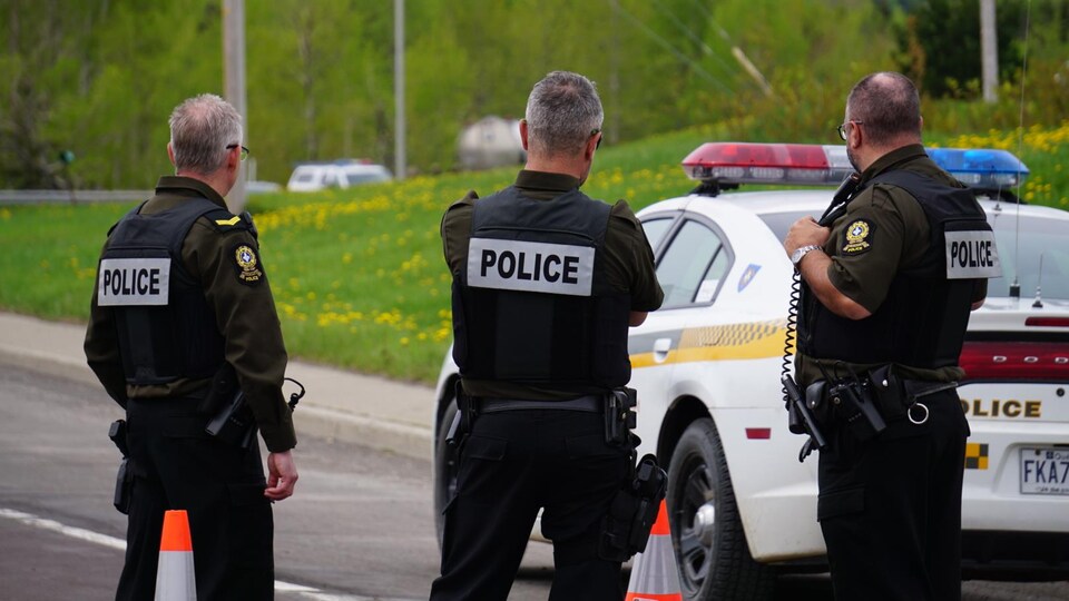 The police were talking at the same time.