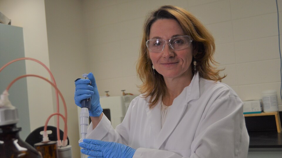 Photo de Gwénaëlle Chaillou, de l'Institut des sciences de la mer de Rimouski.