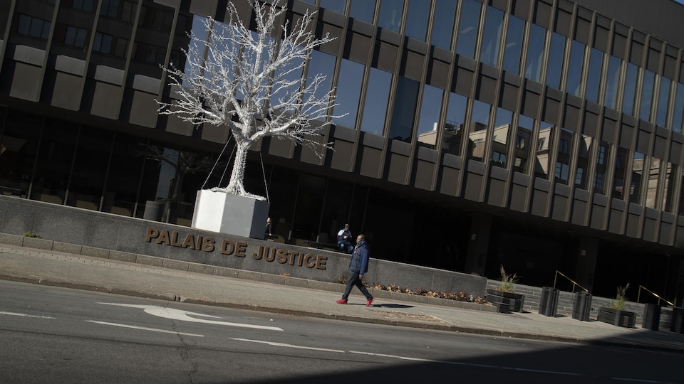 Le palais de justice de Montréal.