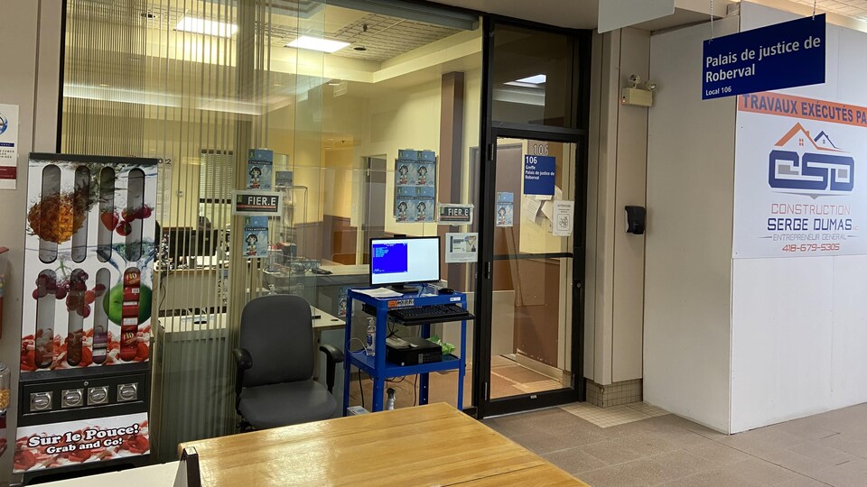 Un palais de justice temporaire à Roberval au printemps RadioCanada.ca