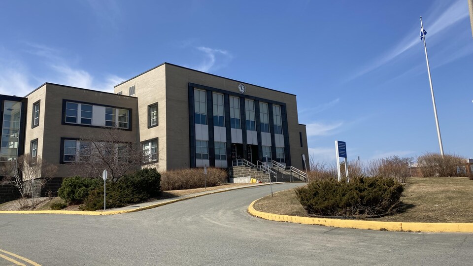 Le palais de justice de Rouyn-Noranda.