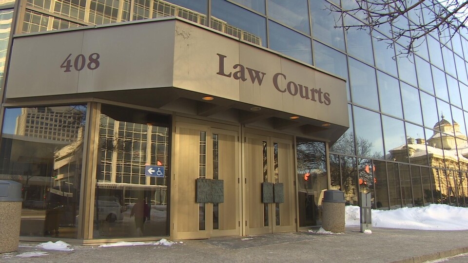 Le palais de justice de Winnipeg.