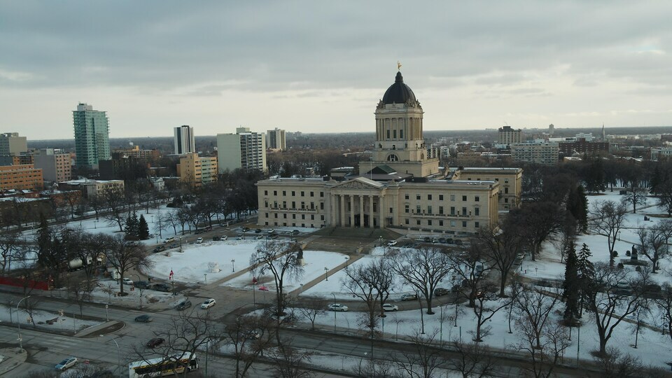 Le Palais législatif du Manitoba, à Winnipeg.