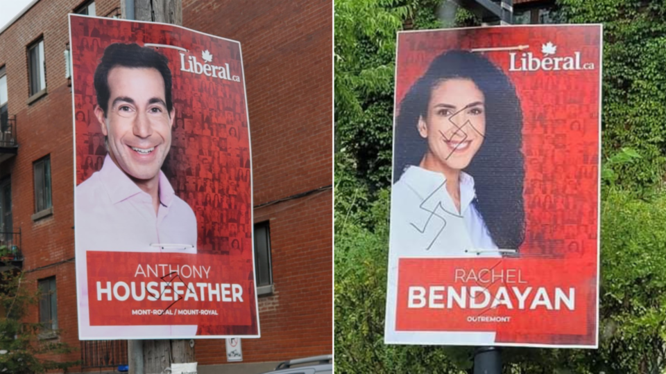 Le Vandalisme Antisemite Augmente En Campagne Electorale Soutient B Nai Brith Elections Canada 21 Radio Canada Ca