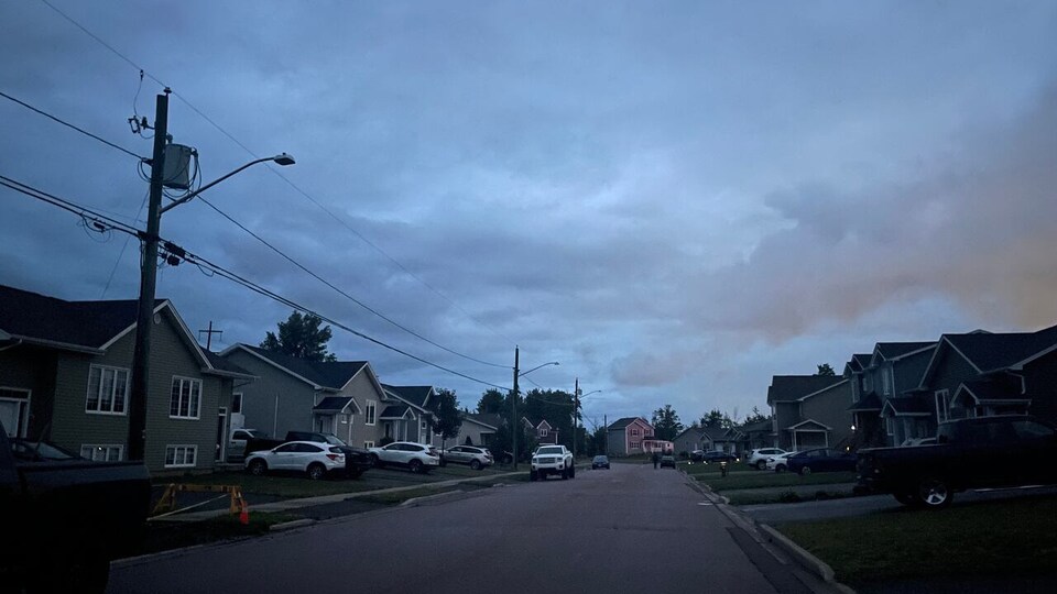 La promenade Clarendon sans électricité.
