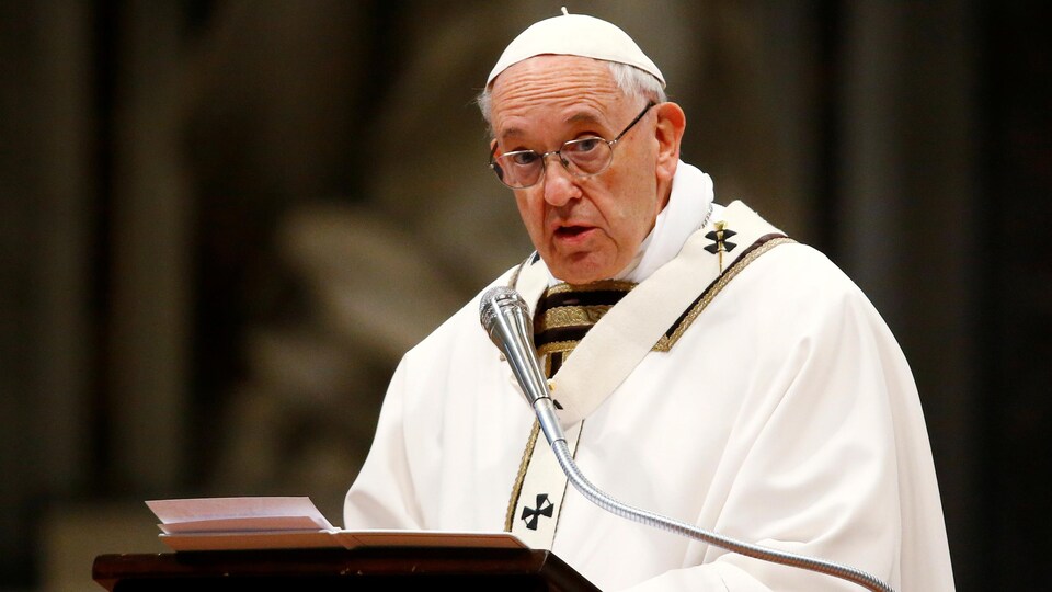 Le pape François.