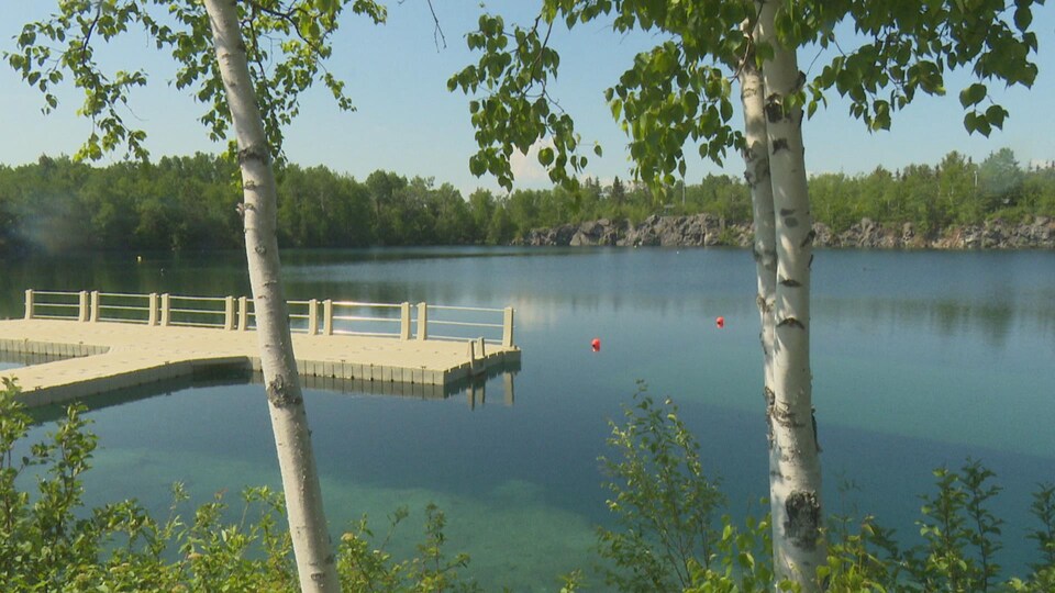 Le lac du Parc Atlas.